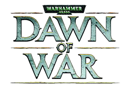 Dawn Of War Logo Transparent Png (white)