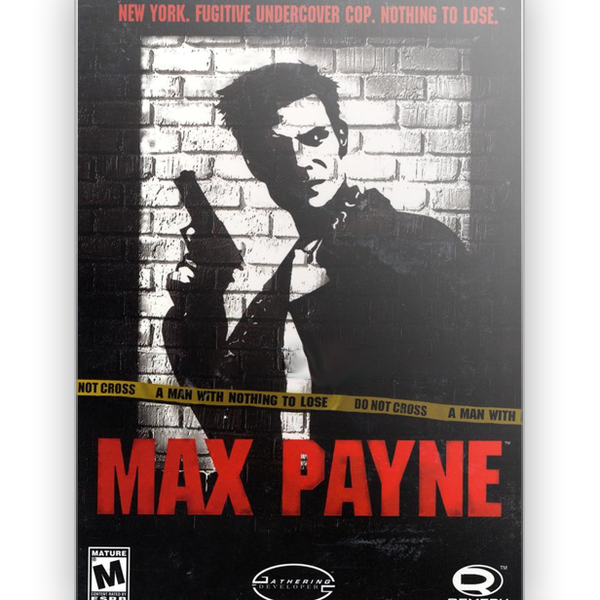 Max Payne Cover Png (black)