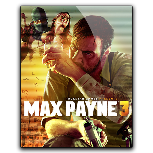 Max Payne Cover (gray, white, black, lavender, silver)