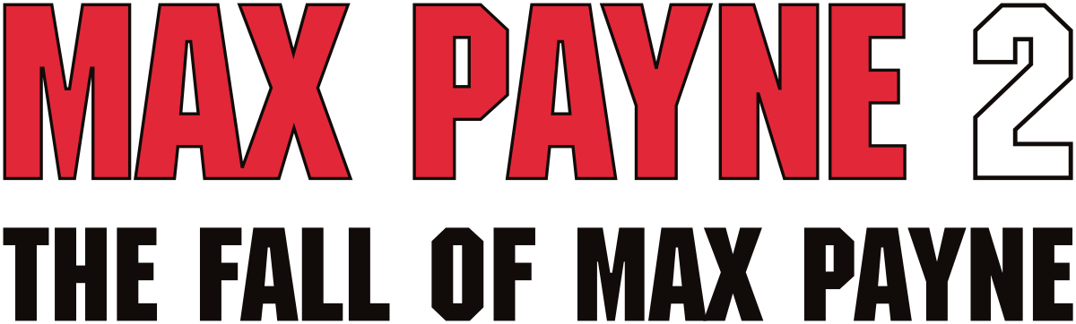 Max Payne Logo Png Image (chocolate, black, red, white)