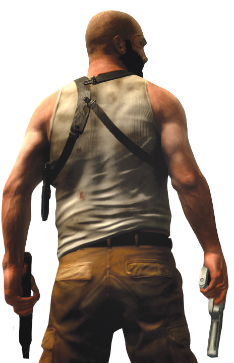 Max Payne Png Clipart (black, white)