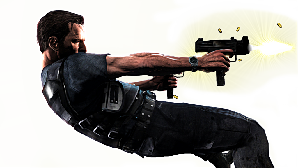 Max Payne Png Free Image (black, silver)