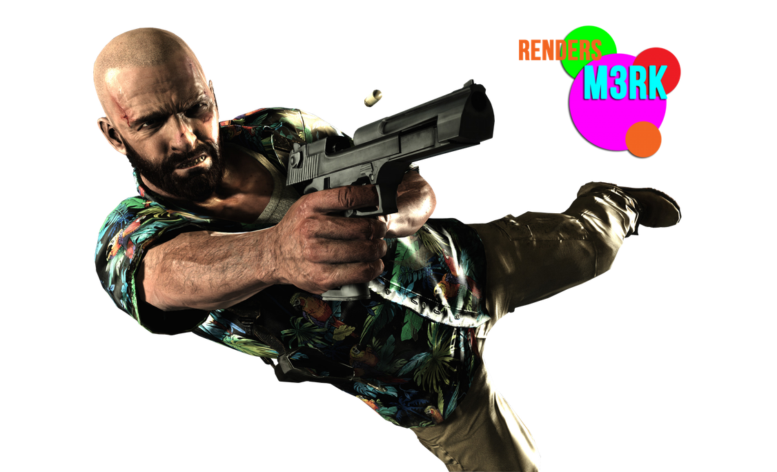 Max Payne Png Image Hd (black, purplish red)