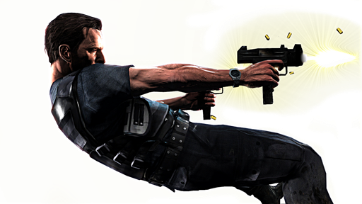 Max Payne Png Image (silver, black)