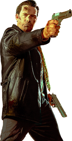 Max Payne Transparent Png (black)