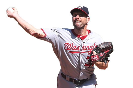 Max Scherzer Png Clipart (white, gray, black)