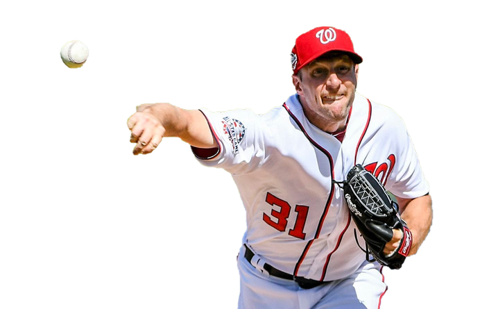 Max Scherzer Png Hd (white, black)