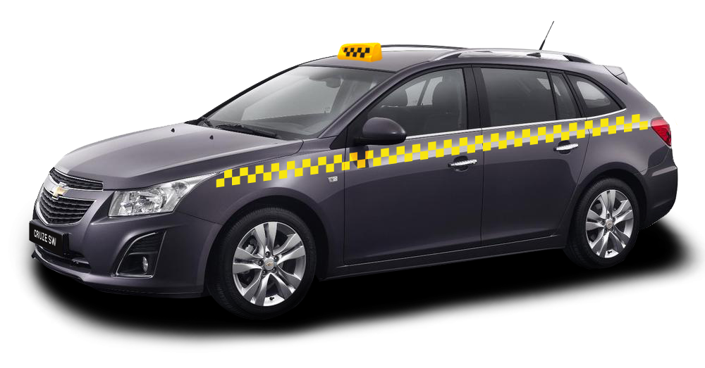 Taxi Car Png Image Hd (black, lavender, white, silver)