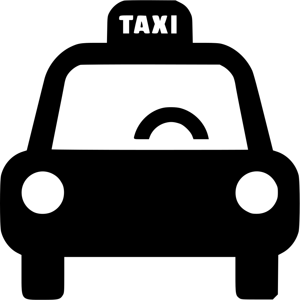 Taxi Car Png Image (indigo, gray, white, black, silver)