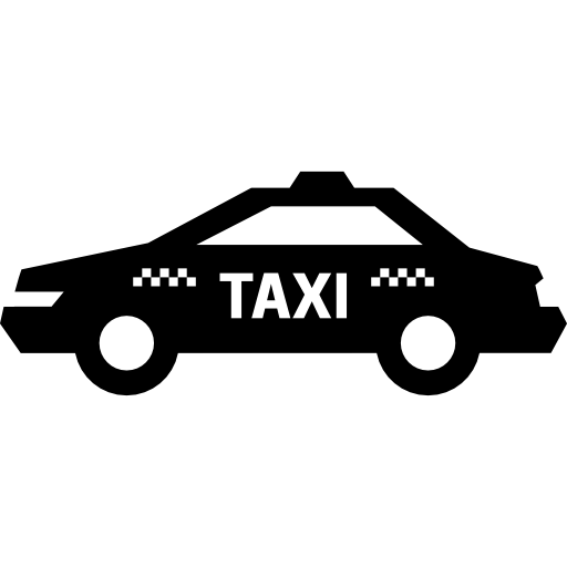 Taxi Car Png (gray, white, black, lavender, silver)