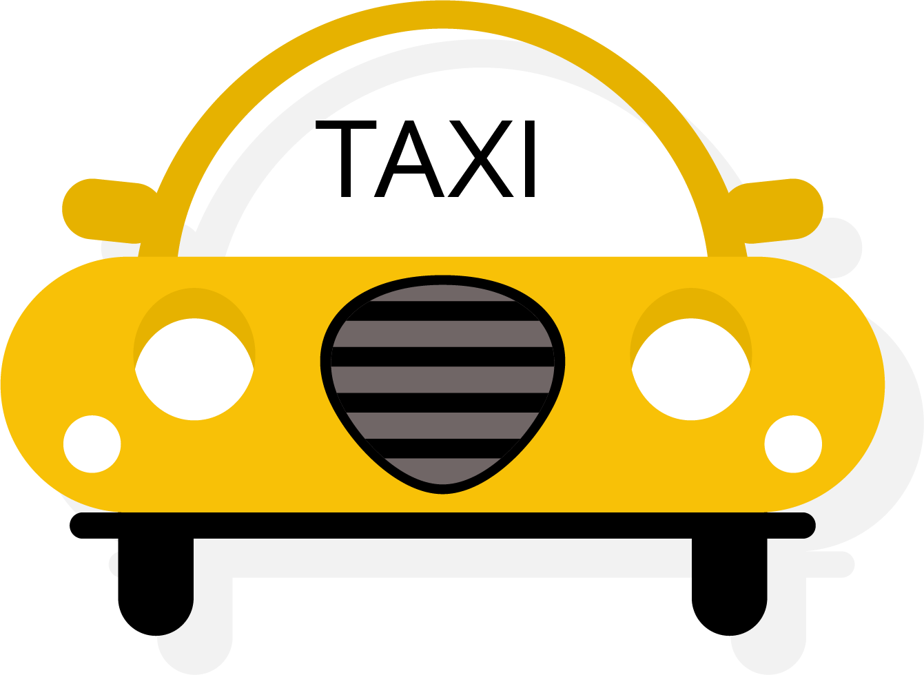 Taxi (olive, gold, orange, white, black)