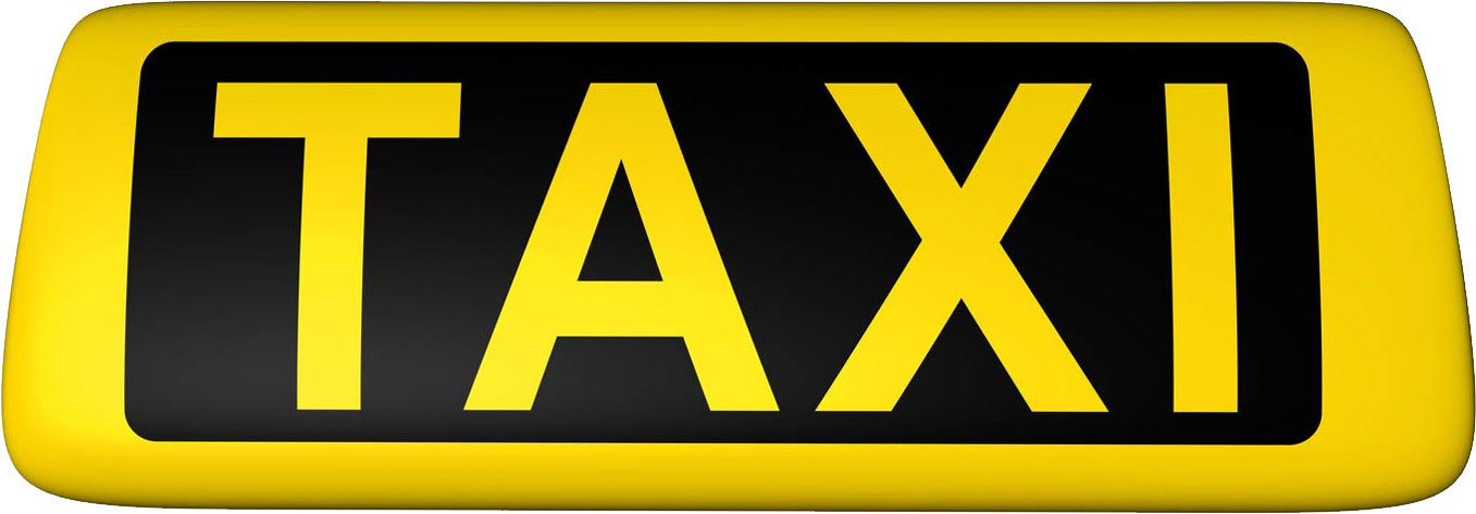 Taxi Logo Transparent Images Png (black, orange, white)