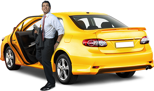 Taxi Yellow Png Image (gray, white, black, beige, pink)