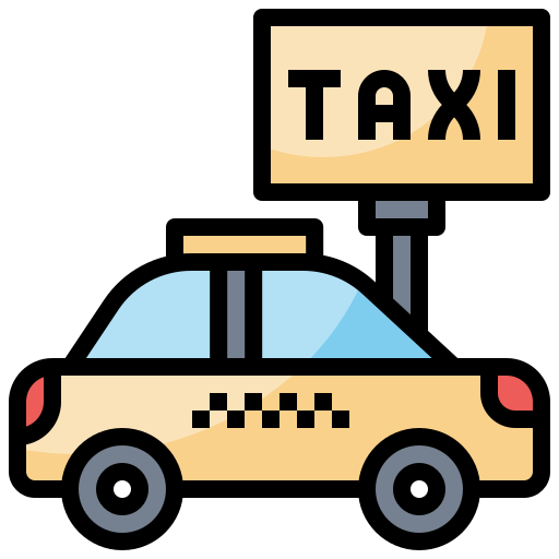 Taxi Cab Transportation Automobile Car Vehicle Icon Free Nobackground Png Icon Download (olive, salmon, black, lavender, pink)