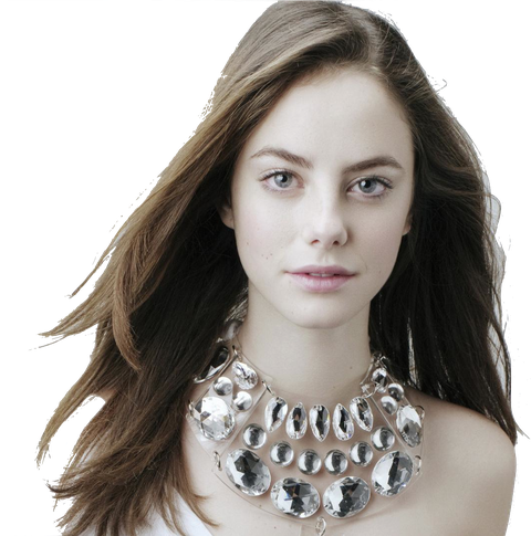 Kaya Scodelario Face Png Transparent Image (black)