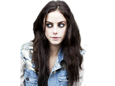 Kaya Scodelario Face Transparent Background (beige, black)