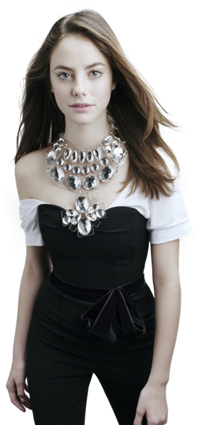 Kaya Scodelario Png File (black)