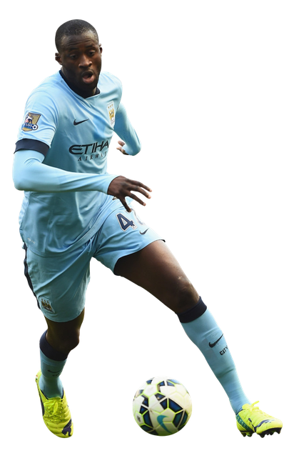 Yaya Toure Png Isolated File (black)