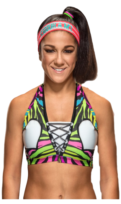 Bayley Wwe Wrestler Png Image (salmon, black, chocolate)