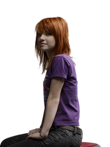 Hayley Williams Png Clipart (black)