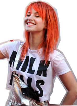 Hayley Williams Transparent Png (black)