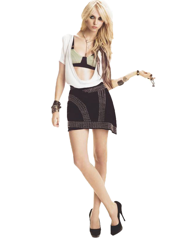 Taylor Momsen Png Photo (black, white)