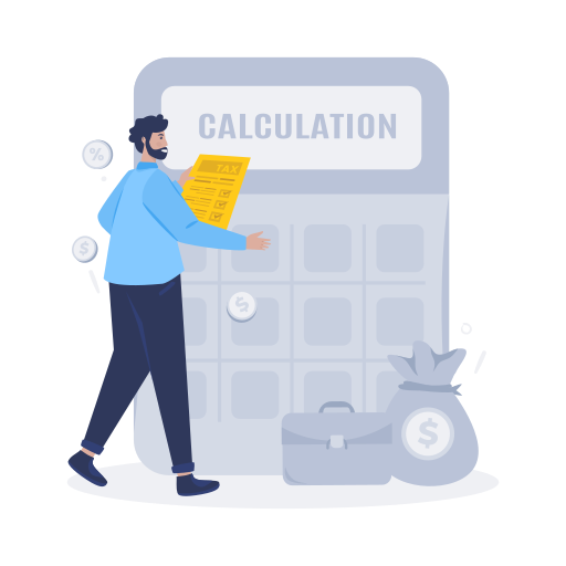 Payment Tax Form Income Financial Calculation Accounting Report Taxday Calculator Icon Free Png Icon Download (silver, lavender, black, indigo)