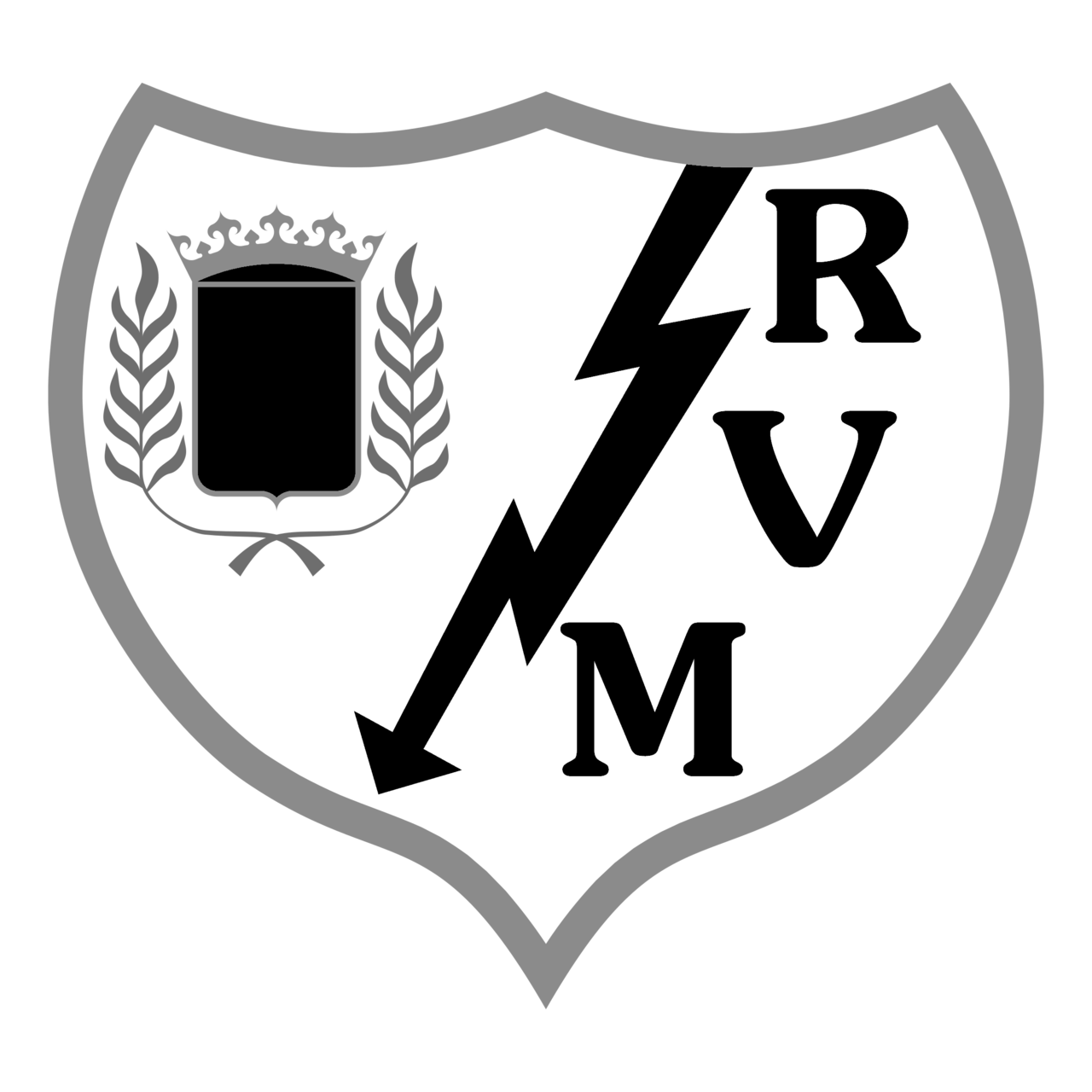 Rayo Vallecano Png Hd (gray, black, white)