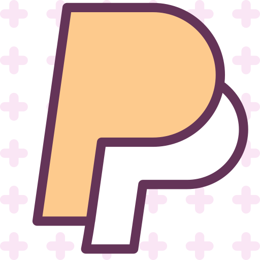 Paypalsocialnetworkbrandlogo Free Png Icon Download (white, black, lavender, pink, purple)