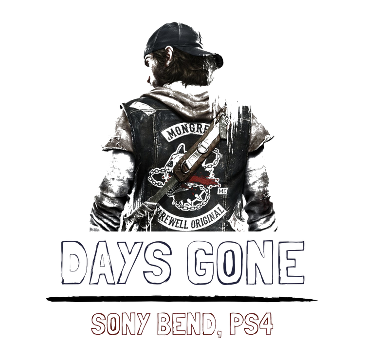 Days Gone Png Clipart (black)