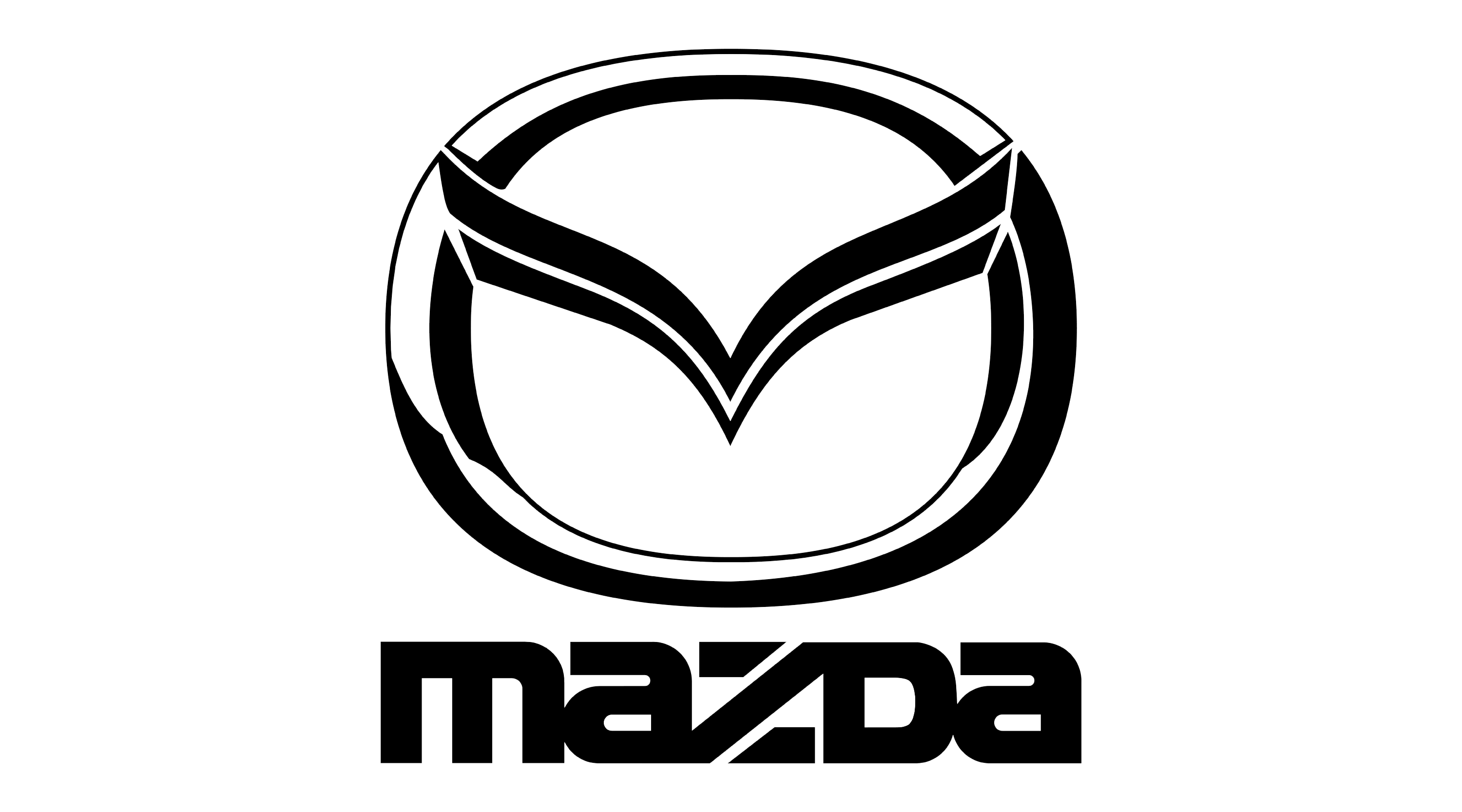 Mazda Logo Png Transparent Image (white, gray, black, orange)