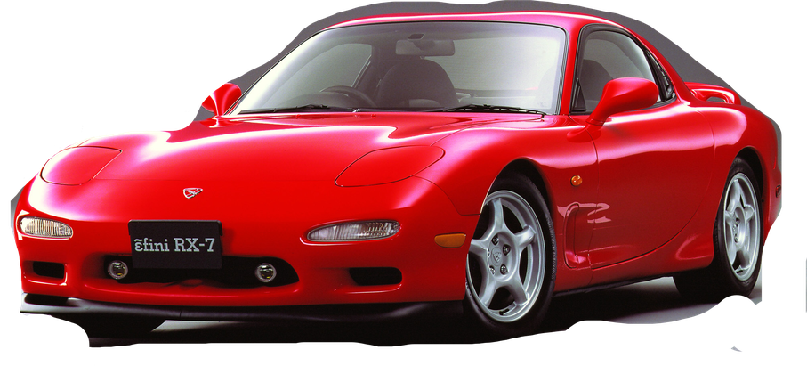 Mazda Rx 7 Png Photos (red, black)