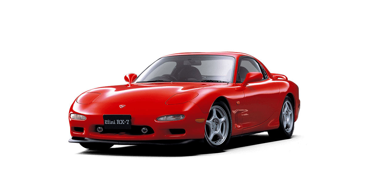 Mazda Rx 7 Png Transparent (red, black)