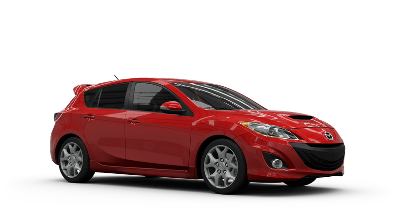 Mazdaspeed 3 Png Isolated Image (maroon, black)