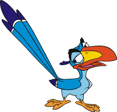 Zazu Png Background Image (black, indigo, chocolate, teal, silver)