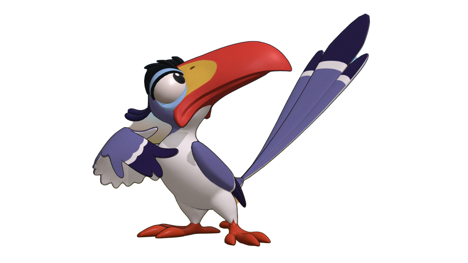 Zazu Png Transparent Picture (black, silver, gray)