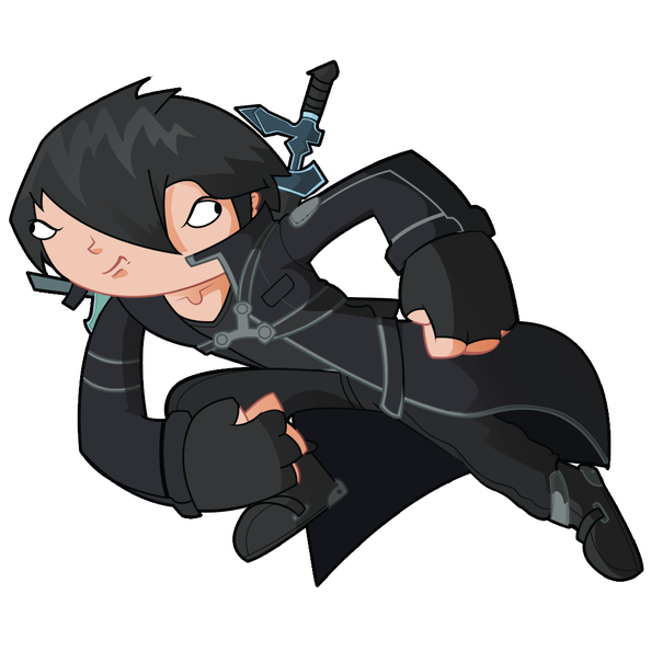 Kazuto Kirigaya Kirito Png Hd (pink, indigo, black)