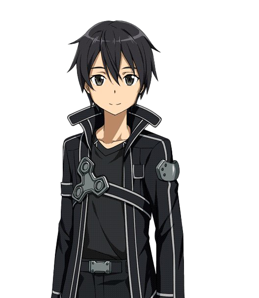 Kazuto Kirigaya Kirito Transparent Png (white, pink, indigo, black)