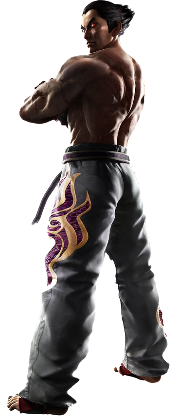 Kazuya Mishima Transparent Png (black)