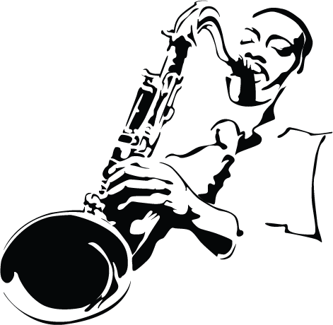 Jazz Png Clipart (black, white)