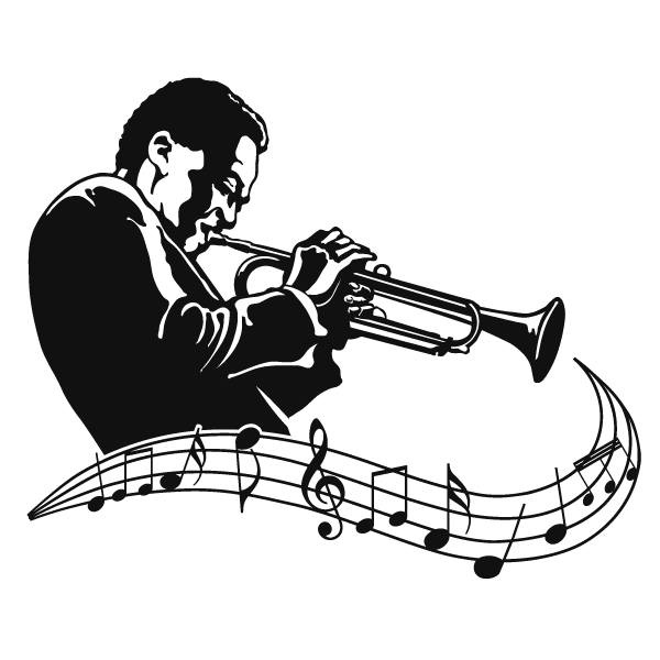 Jazz Png Image File (black, gray, white)