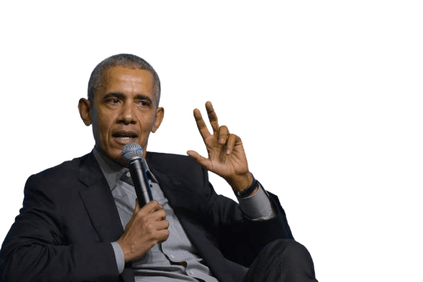 Obama Png Free Download (gray, black)