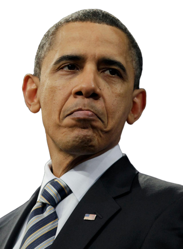 Obama Png Isolated Hd (black)