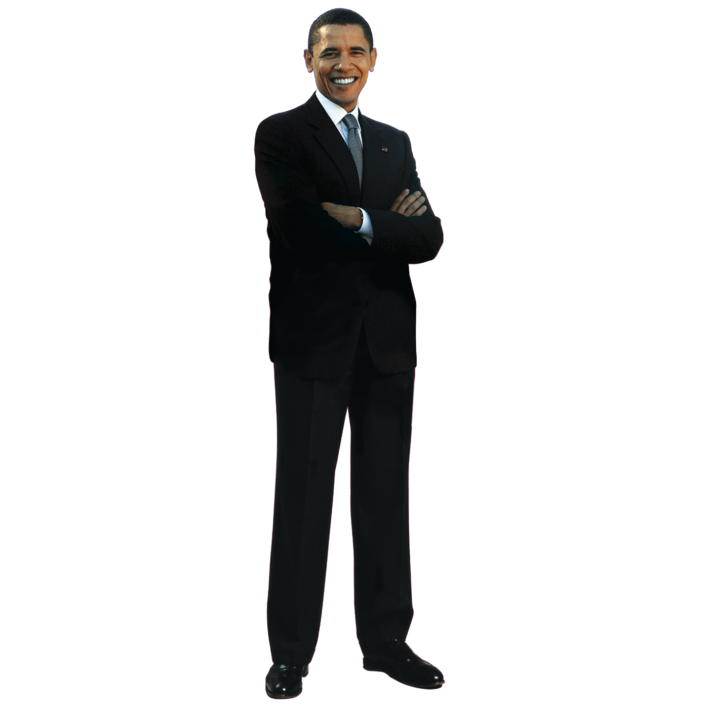 Obama Png Isolated Photo (black)