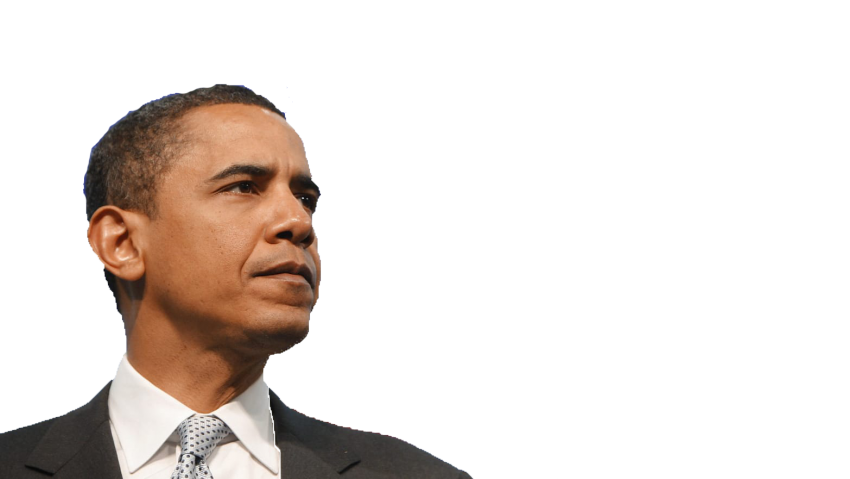 Obama Png Photo (black)