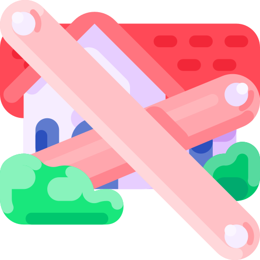 Abandoned Png Image (black, pink, lavender, mint, salmon)