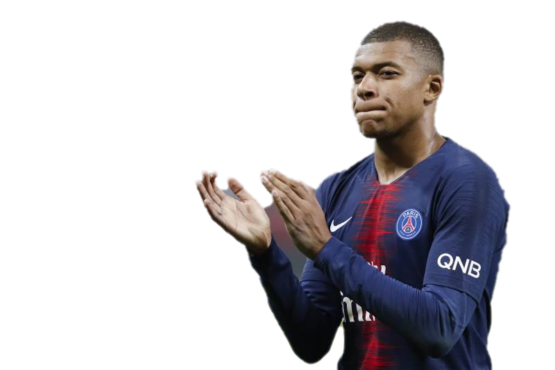 Mbappe Png Transparent (white, black)