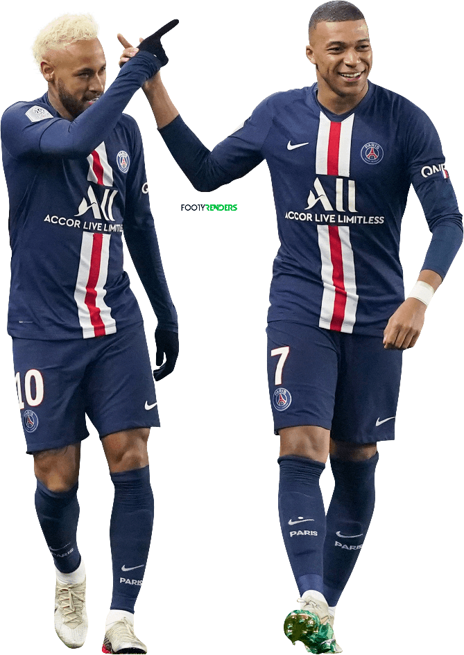 Mbappe Transparent Png (navy, black)