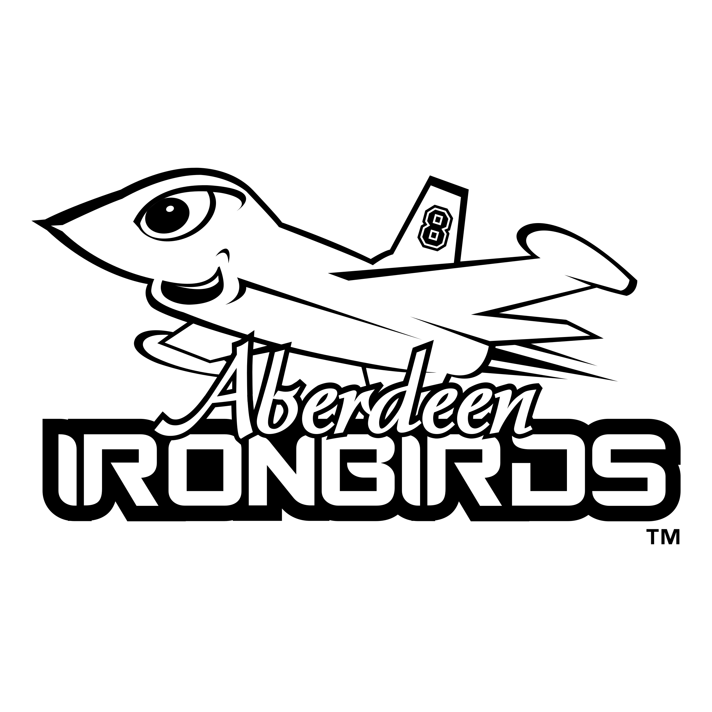 Aberdeen Ironbirds Png Hd (white, lavender, black)