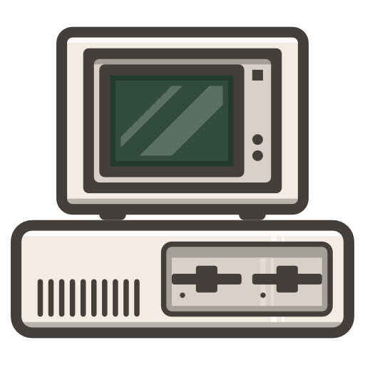 Ibm Legacy Pc Icon Free Png Icon Download (silver, indigo, beige, black, green)